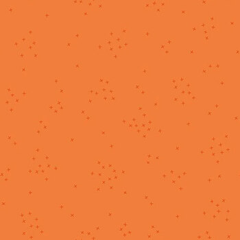 Scattered-A-Cross C370-TANGERINE Tangerine by Riley Blake Designs