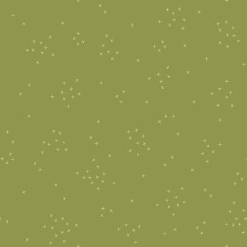 Scattered-A-Cross C370-OLIVE Olive by Riley Blake Designs
