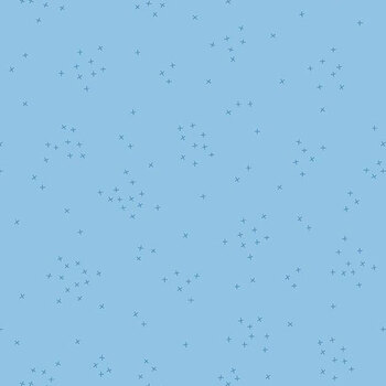 Scattered-A-Cross C370-BOYBLUE Boy Blue by Riley Blake Designs