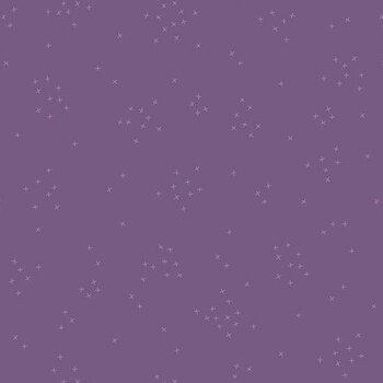 Scattered-A-Cross C370-PLUM Plum by Riley Blake Designs
