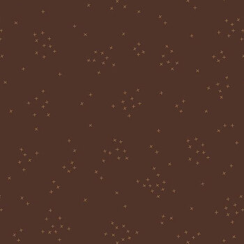 Scattered-A-Cross C370-BROWNIE Brownie by Riley Blake Designs