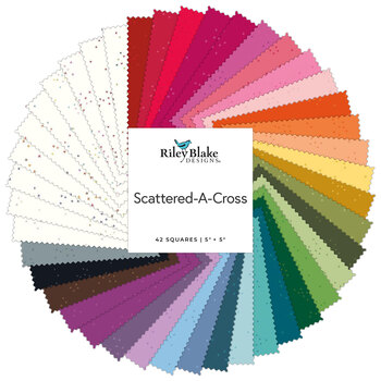 Scattered-A-Cross  5" Stacker by Riley Blake Designs