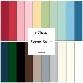 Flannel Solids  Yardage by Riley Blake Designs