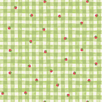 The World of Strawberry Shortcake™ C18562-GREEN Gingham Green by Riley Blake Designs
