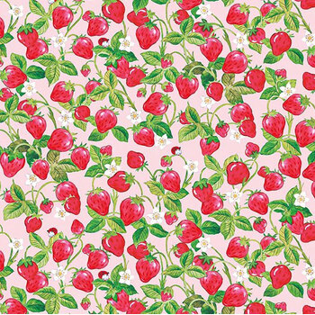 The World of Strawberry Shortcake™ C18564-PINK Strawberries Pink by Riley Blake Designs