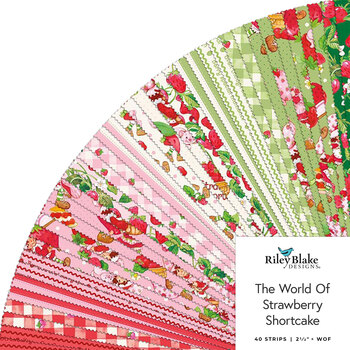 The World of Strawberry Shortcake™  2.5" Rolie Polie by Riley Blake Designs