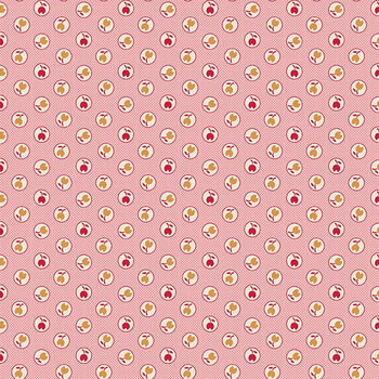 Family Reunion C18408-CORAL Singsong Coral by Lori Holt for Riley Blake Designs