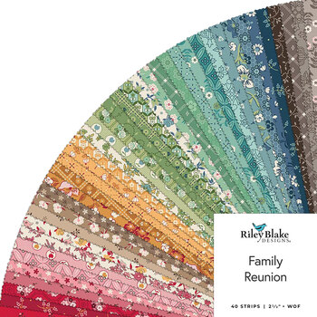 Family Reunion  2-1/2" Rolie Polie by Lori Holt for Riley Blake Designs