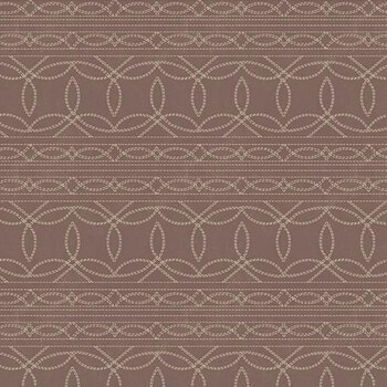 Horseshoe Creek C18475-LTRAISIN Stitching Light Raisin by Riley Blake Designs