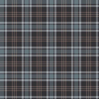 Horseshoe Creek C18476-FOG Plaid Fog by Riley Blake Designs