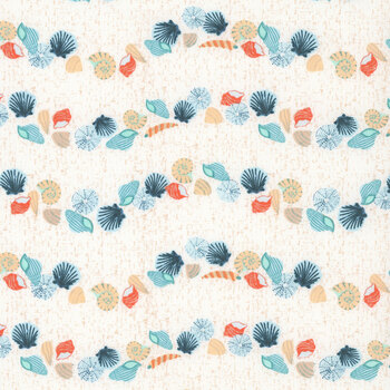 Gulf Breeze GBR-31509 Seashell Shores by Becca Plymale for Art Gallery Fabrics