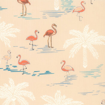 Gulf Breeze GBR-31511 Flamingo Paradise by Becca Plymale for Art Gallery Fabrics
