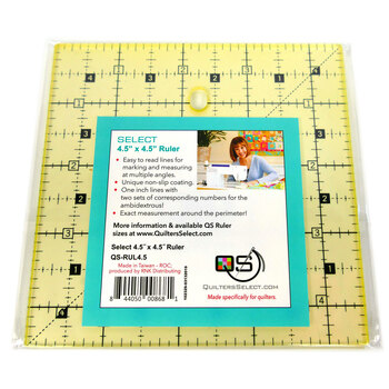 Quilter's Select - Non-Slip Ruler 4.5" x 4.5"