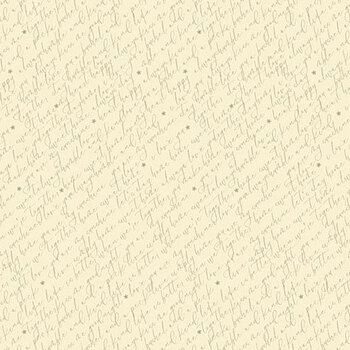 Backroad Blooms A-10606-L Sentiments Buttercream by The Quilted Cow for Andover Fabrics