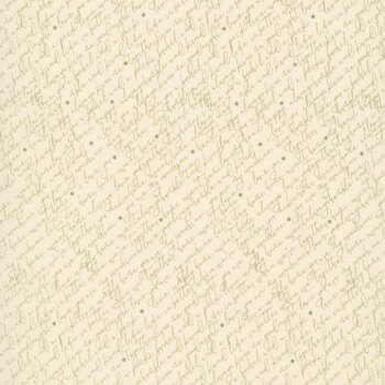 Backroad Blooms A-10606-L Sentiments Buttercream by The Quilted Cow for Andover Fabrics