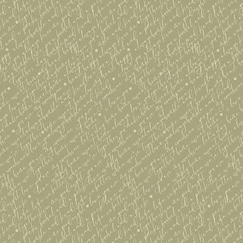 Backroad Blooms A-10606-G Sentiments Garden Patina by The Quilted Cow for Andover Fabrics