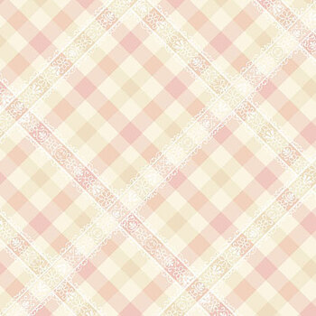 Backroad Blooms A-10603-E Nana's Lace Dusty Rose by The Quilted Cow for Andover Fabrics