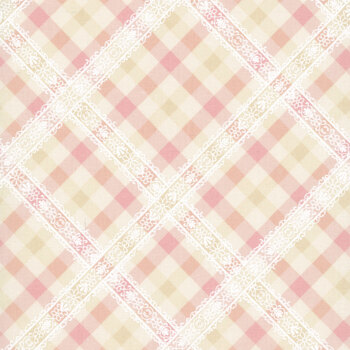 Backroad Blooms A-10603-E Nana's Lace Dusty Rose by The Quilted Cow for Andover Fabrics