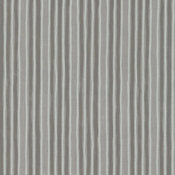 Botanical Sketchbook W115-024-777 Stripes Gray by Chad Barrett for White Owl Textiles