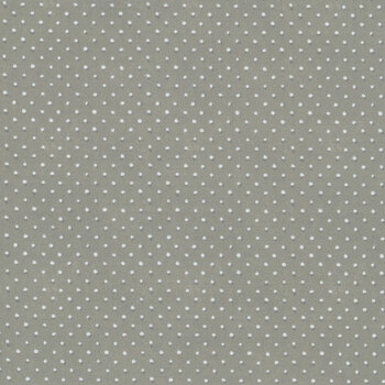 Botanical Sketchbook W115-022-707 Dots Taupe by Chad Barrett for White Owl Textiles