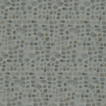 Botanical Sketchbook W115-019-707 Color Palette Gray by Chad Barrett for White Owl Textiles