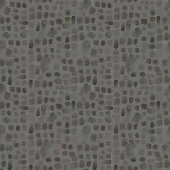 Botanical Sketchbook W115-019-707 Color Palette Gray by Chad Barrett for White Owl Textiles