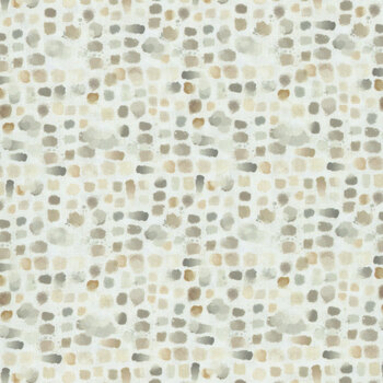 Botanical Sketchbook W115-019-007 Color Palette Cream by Chad Barrett for White Owl Textiles