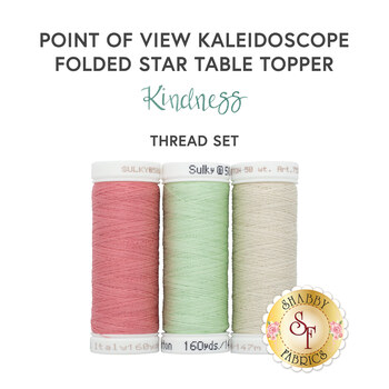  Point of View Kaleidoscope Folded Star Table Topper Kit - Kindness Thread Set