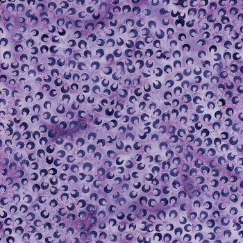 Springtime Bouquet 122523420 Small Petals Purple Urchin by Jerry Khiev for Island Batik