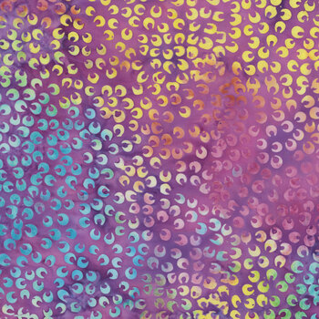 Springtime Bouquet 122523425 Small Petals Purple Heather by Jerry Khiev for Island Batik