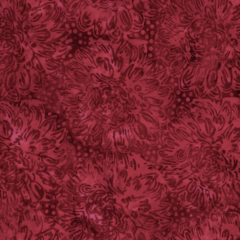Everbloom 122524370 Large Dahlias by Jerry Khiev for Island Batik