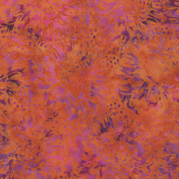 Everbloom 122524816 Large Dahlias Multi by Jerry Khiev for Island Batik