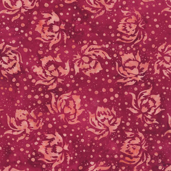 Everbloom 122529375 Flowers by Jerry Khiev for Island Batik