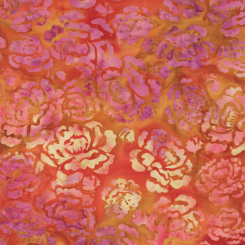 Everbloom 122527286 Hollyhock by Jerry Khiev for Island Batik