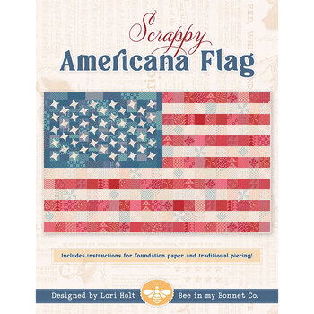 Scrappy Americana Flag Pattern