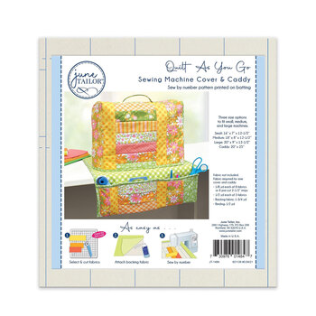 Quilt As You Go Pre-Printed Batting - Sewing Machine Cover & Caddy