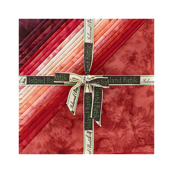 Foundations - Basics Ravishing Reds  10" Stack by Island Batik