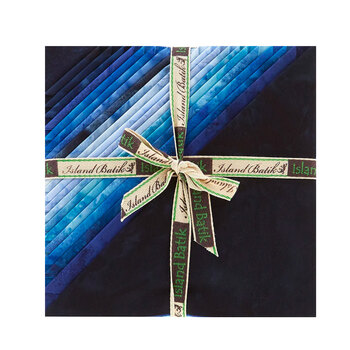 Foundations - Basics Brilliant Blues  10" Stack by Island Batik