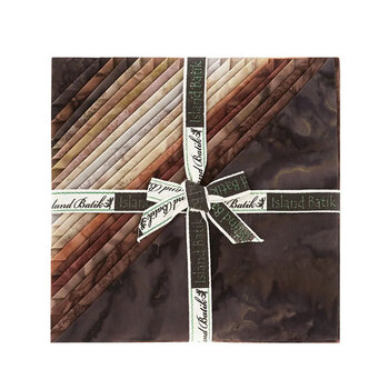 Foundations - Basics Breathtaking Browns  10" Stack by Island Batik