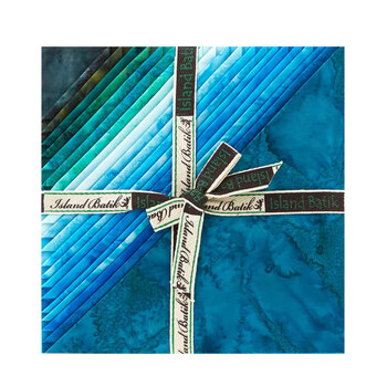 Foundations - Basics Tantalizing Teals  10" Stack by Island Batik