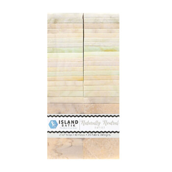 Foundations - Basics Naturally Neutrals  2.5" Strip Pack by Island Batik