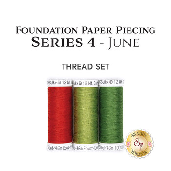  Foundation Paper Piecing Series 4 Kit - June Thread Set