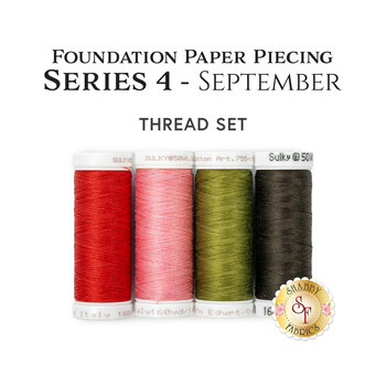  Foundation Paper Piecing Series 4 Kit - September Thread Set
