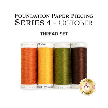  Foundation Paper Piecing Series 4 Kit - October Thread Set