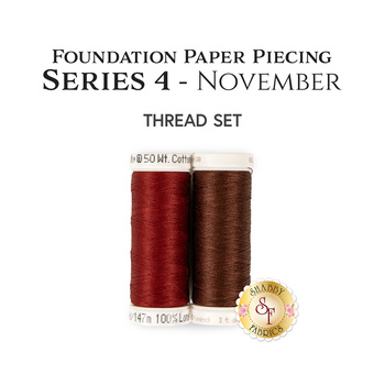  Foundation Paper Piecing Series 4 Kit - November Thread Set