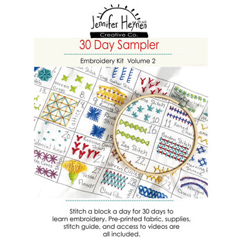 30 Day Sampler Embroidery Kit - Class Volume 2