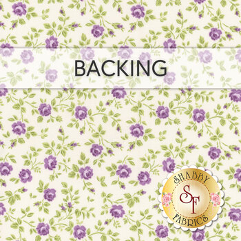  Starry Lattice Quilt Kit Backing - Hydrangeas In The Garden