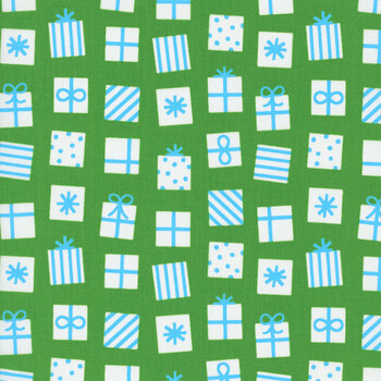 Merry Happy RS3100-18 Secret Santa Verdant by Ruby Star Society for Moda Fabrics