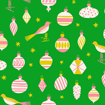 Merry Happy RS3098-15 Baubles Verdant by Ruby Star Society for Moda Fabrics