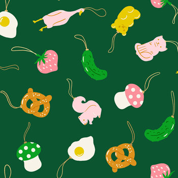 Merry Happy RS3097-15M Find The Pickle Jade by Ruby Star Society for Moda Fabrics